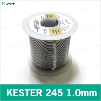 Kester 245 1.0mm 500g 유연납/SN60% PB40%/실납