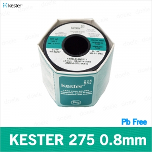 디오전기전자 공구 쇼핑몰,Kester 275 0.8mm 500g 무연납/SN99.3% CU0.7%/실납