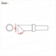 Exso 200P-8C 고주파 인두팁 LedGo-380 EHF-4230 호환인두팁 엑소정품